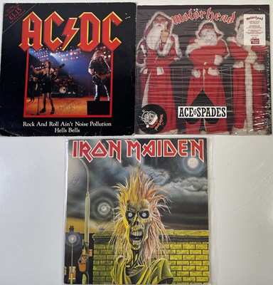 Lot 294 - METAL / HARD ROCK SIGNED LPS INC IRON MAIDEN/AC/DC.