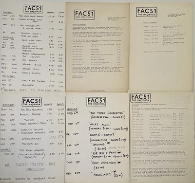 Lot 459 - THE HACIENDA - 1982 NEWSLETTERS.