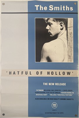 Lot 216 - THE SMITHS - ORIGINAL HATFUL OF HOLLOW POSTER.