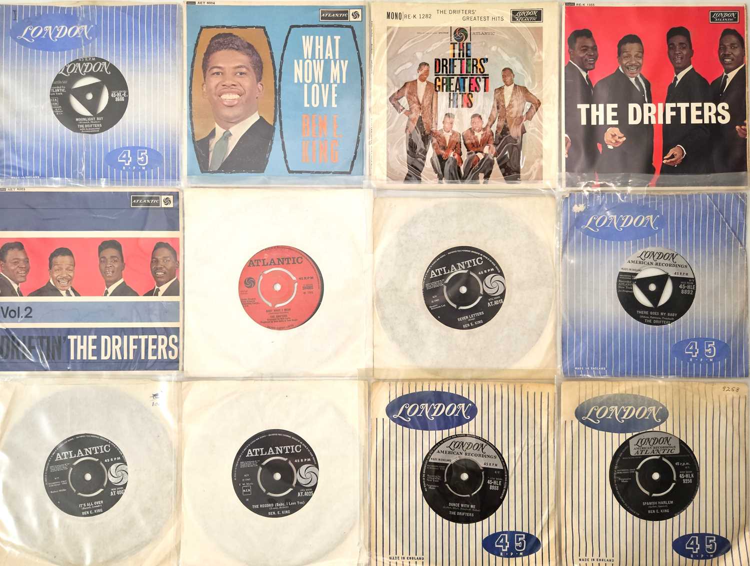 Lot 502 - DRIFTERS / BEN E KING - 7" COLLECTION