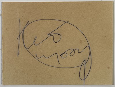 Lot 300 - THE WHO - KEITH MOON AUTOGRAPH.