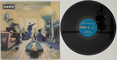 Lot 16 - OASIS - DEFINITELY MAYBE LP (CRE LP 169 - ORIGINAL UK DAMONT PRESSING)