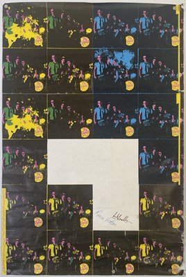Lot 543 - PUNK INTEREST - THE BOYS - ORIGINAL CONCERT/PROMO POSTER SIGNED BY MEMBERS OF THE JAM.