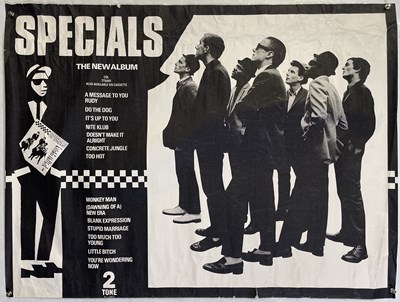 Lot 221 - THE SPECIALS - ORIGINAL 2 TONE ALBUM PROMO POSTER.