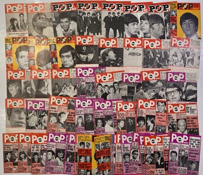 Lot 122 - POP WEEKLY - 50+ ORIGINAL ISSUES IN EXCELLENT CONDITION.