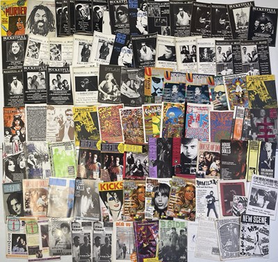Lot 124 - PSYCH / GARAGE / FREAKBEAT / ALTERNATIVE SOUNDS - LARGE COLLECTION OF MAGAZINES AND ZINES.