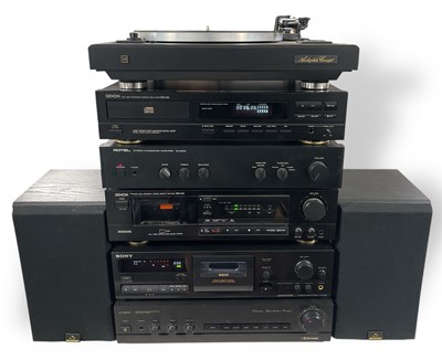 Lot 61 - SONY TC-K561S TAPE DECK AND MORE HIFI EQUIPMENT.