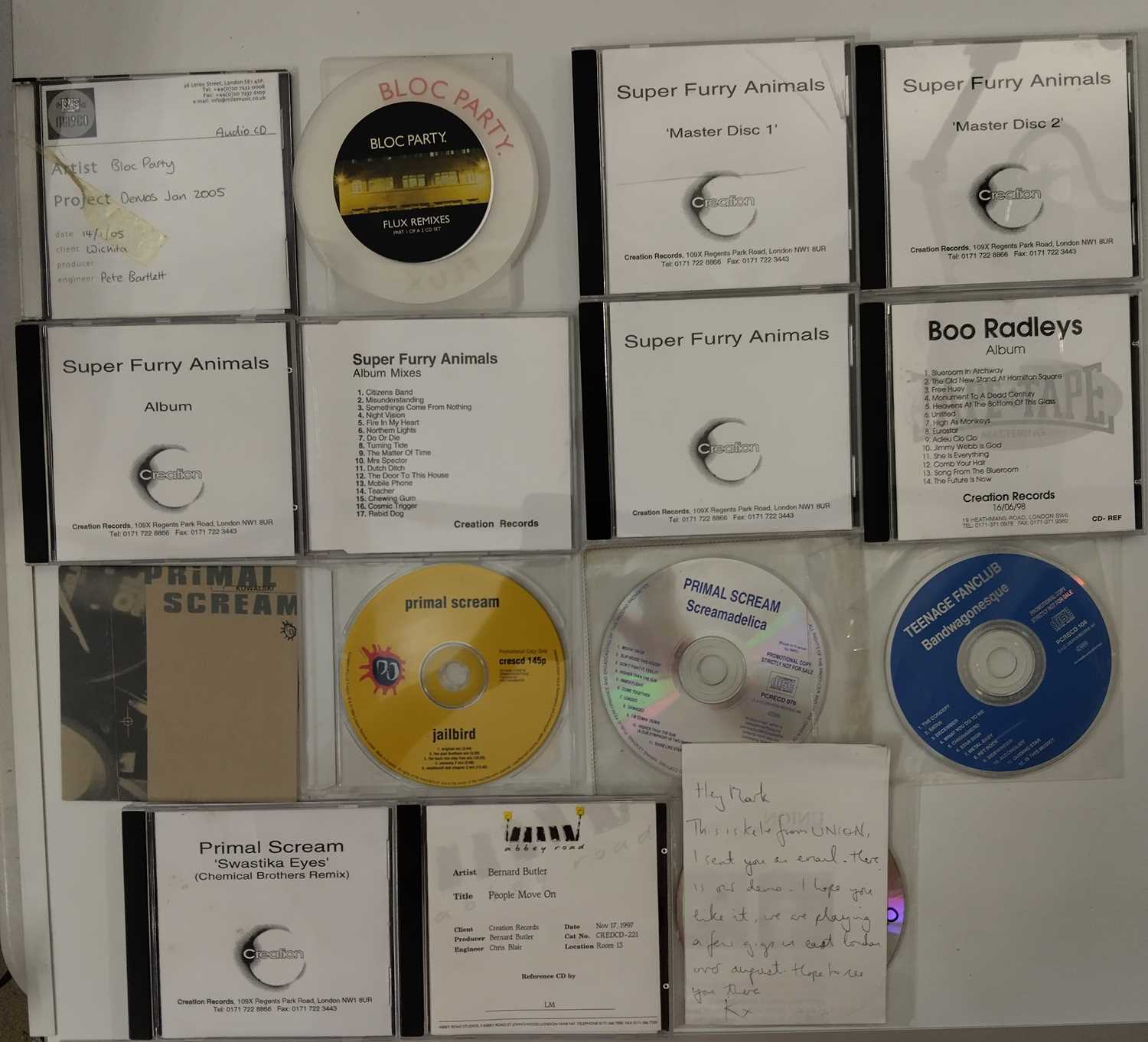 Lot 148 - PROMOS, DEMOS + CDRS FROM CREATION AND WICHITA FOUNDER DICK GREEN