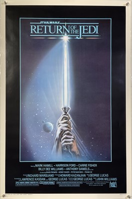 Lot 98 - STAR WARS EPISODE VI - RETURN OF THE JEDI (1983) - US ONE-SHEET POSTER STYLE A.
