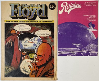 Lot 401 - PINK FLOYD - RARE CONCERT PROGRAMMES.
