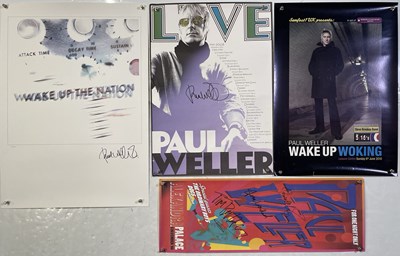 Lot 475 - THE JAM INTEREST - PAUL WELLER SIGNED POSTER COLLECTION.