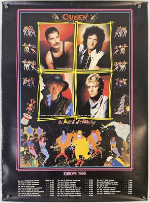 Lot 424 - QUEEN - 1986 'MAGIC' TOUR POSTER.