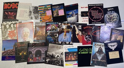 Lot 152 - CONCERT PROGRAMME COLLECTION INC SIGNED HAWKIND / SIGNED RICK WAKEMAN.