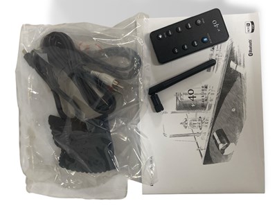 Lot 2 - BLUE AURA V40 SE BLACKLINE BLUETOOTH TUBE AMPLIFIER.