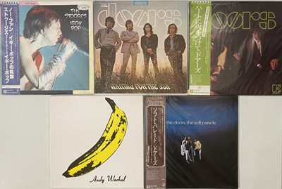 Lot 608 - THE DOORS/ STOOGES/ VELVET UNDERGROUND - LP PACK