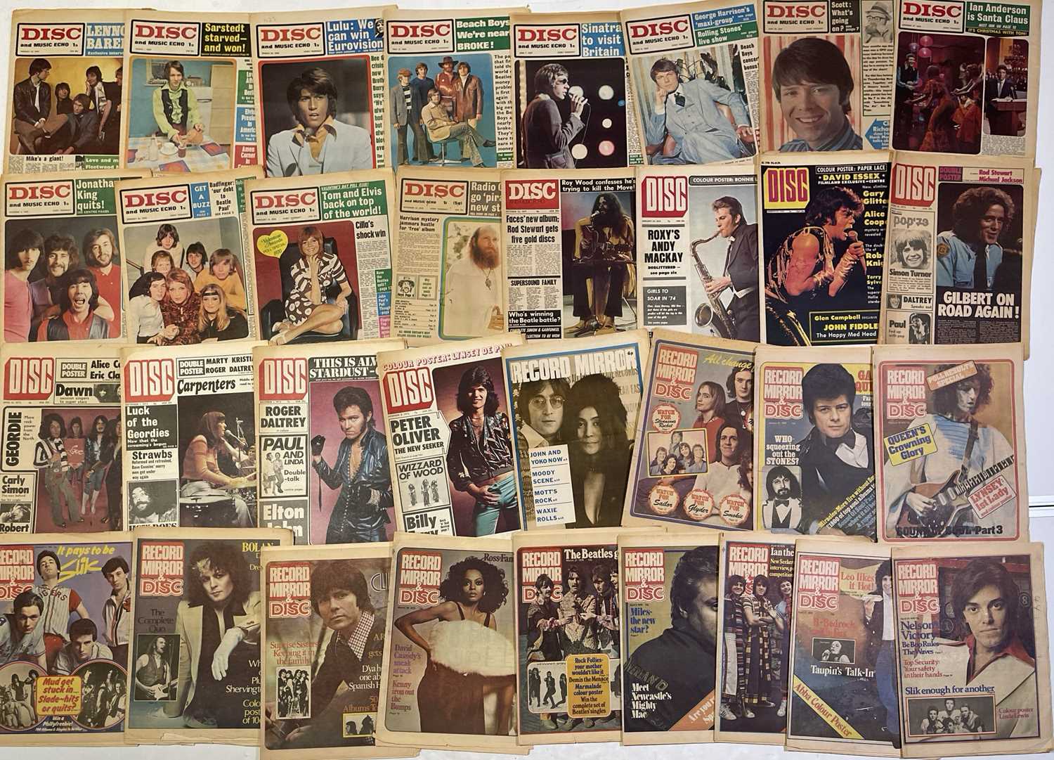 Lot 127 - DISC AND MUSIC ECHO MAGAZINE COLLECTION