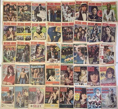 Lot 129 - RECORD MIRROR MAGAZINE COLLECTION 72-76.