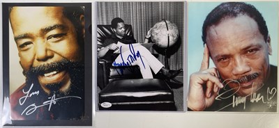 Lot 308 - SOUL / MOTOWN LEGENDS SIGNED PHOTOS.