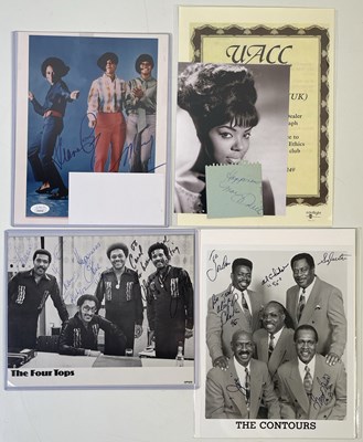 Lot 309 - SOUL STARS - AUTOGRAPH COLLECTION INC FOUR TOPS.