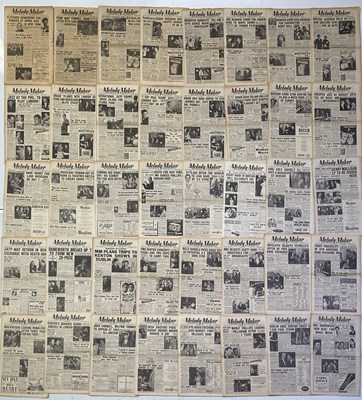 Lot 133 - MELODY MAKER MAGAZINE 1950 TO 1955 COLLECTION