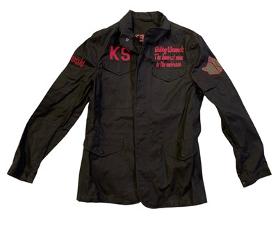 Lot 590 - BLUR - BOBBY WOMACK GLASTOBURY JACKET OWNED BY DAMON ALBARN.