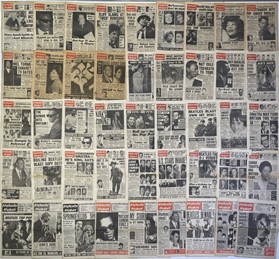 Lot 136 - MELODY MAKER MAGAZINE 1963-4 COLLECTION - COMPLETE 1963 RUN.