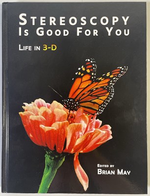 Lot 426 - QUEEN - BRIAN MAY SIGNED STEREOSCOPY BOOK.