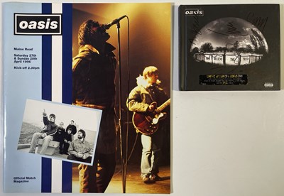 Lot 495 - OASIS - SIGNED CD / PROGRAMME.