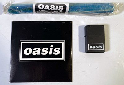 Lot 497 - OASIS - 1990S PROMOTIONAL ITEMS INC KNEBWORTH STICK.