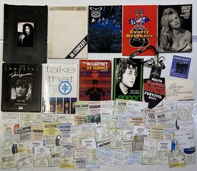 Lot 159 - CONCERT TICKETS AND PASSES COLLECTION.