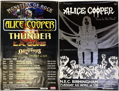 Lot 234 - ALICE COOPER POSTER COLLECTION.