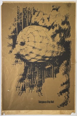 Lot 530 - LED ZEPPELIN - ORIGINAL AND RARE 1971 SALISBURY CONCERT POSTER.