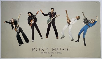Lot 203 - ROXY MUSIC - ORIGINAL 'FOR YOUR PLEASURE' PROMO POSTER.