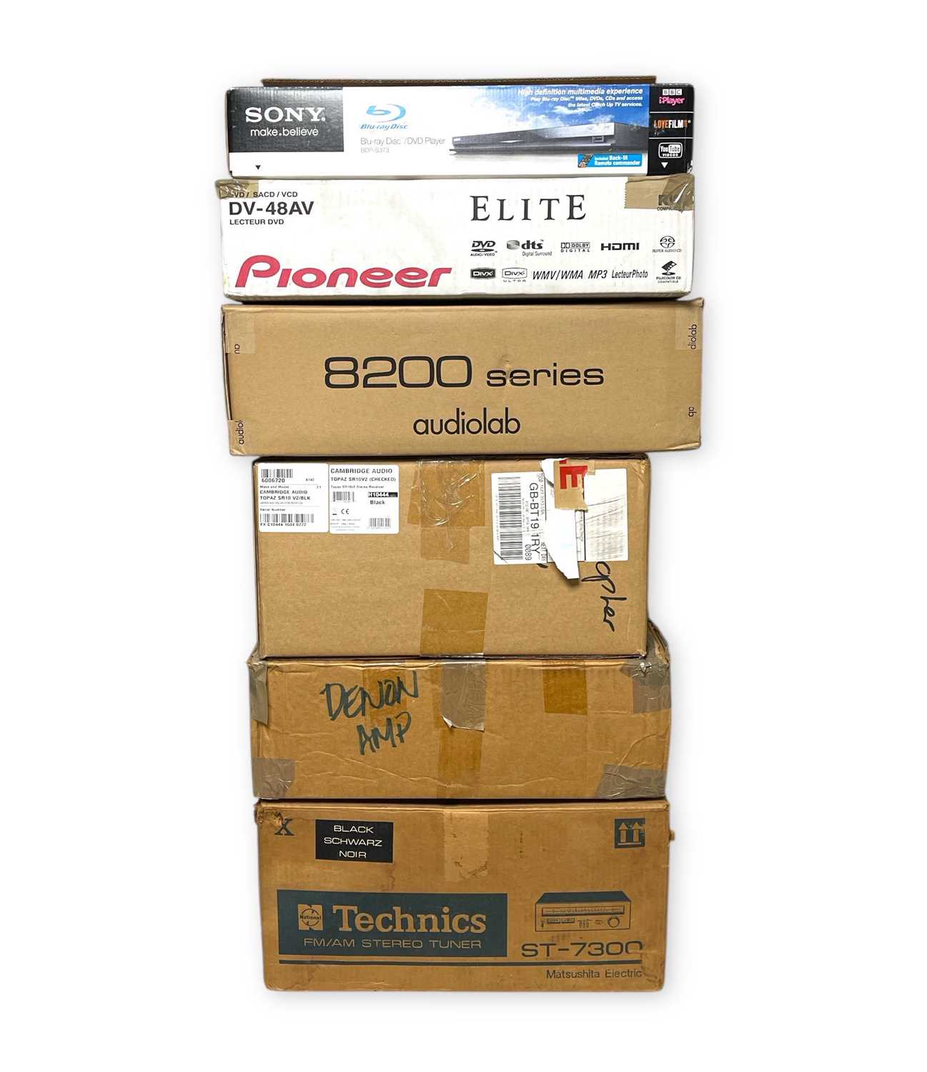 Lot 17 - HIFI EQUIPMENT. (TECHNICS, CAMBRIDGE AUDIO, AUDIOLAB, DENON).