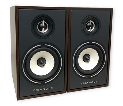 Lot 18 - TRIANGLE BOREA BR02 SPEAKERS- WALNUT.