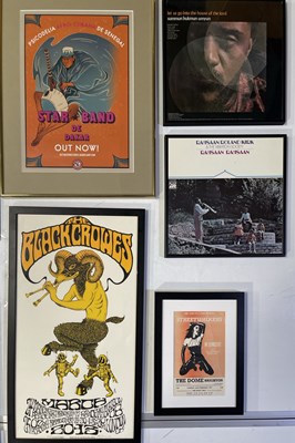 Lot 236 - LARGE COLLECTION OF FRAMED MUSIC POSTERS INC SWANS / FLAMIN' GROOVIES / ACID MOTHER TEMPLE ETC.