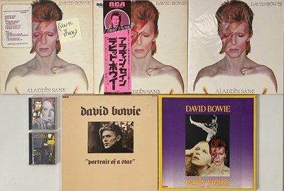 Lot 675 - DAVID BOWIE - LP/ BOX SET/ MINI DISC COLLECTABLES PACK