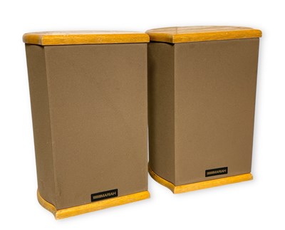 Lot 20 - VINTAGE C 1980 MARIAH ACOUSTICS LS-4 BOOKSHELF MODEL SPEAKERS - RARE.