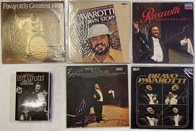 Lot 319 - PAVAROTTI - SIGNED LP AND BOOK COLLECTION.