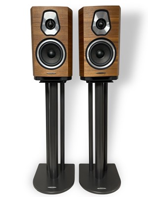 Lot 21 - SONUS FABER SONETTO 1 SPEAKERS - WALNUT
