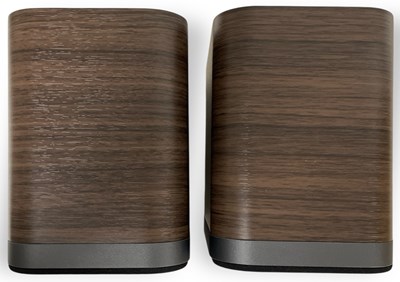 Lot 22 - Q ACOUSTICS 3010 BOOKSHELF SPEAKERS - AMERICAN WALNUT.