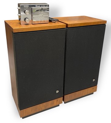 Lot 23 - VINTAGE MCINTOSH XR5 FLOORSTANDING SPEAKERS.