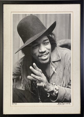 Lot 181 - JIMI HENDRIX - BILL ZYGMANT SIGNED PHOTO