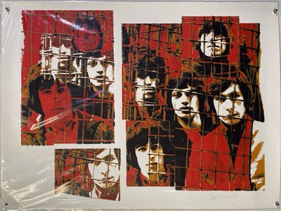 Lot 409 - THE ROLLING STONES - GERED MANKOWITZ SIGNED LIMITED EDITION SCREENPRINT.