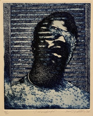 Lot 245 - DAVID OXTOBY - STEVIE WONDER - LIMITED EDITION SIGNED SCREENPRINT.