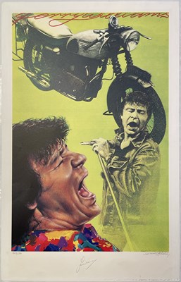 Lot 247 - DAVID OXTOBY - JERRY WILLIAMS - SIGNED PRINT.