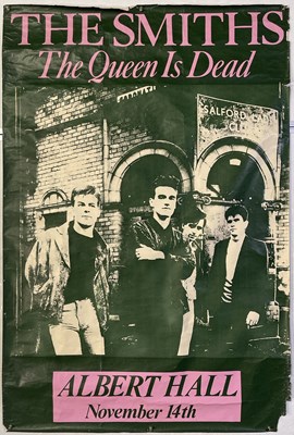 Lot 220 - THE SMITHS - 1986 ALBERT HALL POSTER.