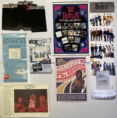 Lot 444 - THE BEATLES AND RELATED POSTER COLLECTION