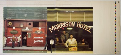 Lot 592 - THE DOORS - PROOF PRINT FOR SLEEVE DESIGN OF 'MORRISON HOTEL'.