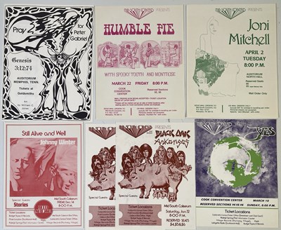 Lot 145 - 1970S MIDWEST CONCERT HANDBILL COLLECTION INC YES.